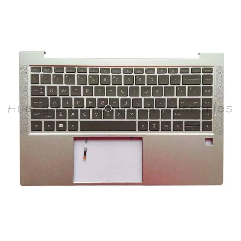 S+Original New Backlit Palmrest with Keyboard For HP EliteBook 840 G7 745 G8 Laptop M07090-001 Replacement