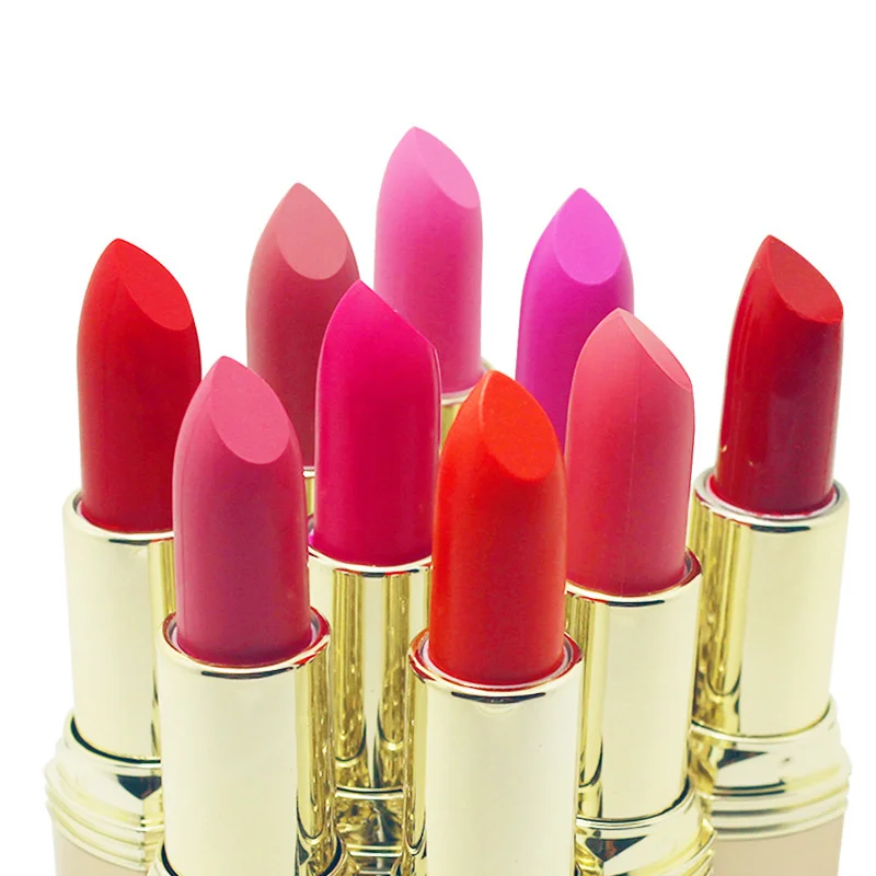 10 colori rossetto rosa impermeabile opaco 24 ore tazza antiaderente di lunga durata rosa rossa tinta labbra velluto cosmetico donna Make Up