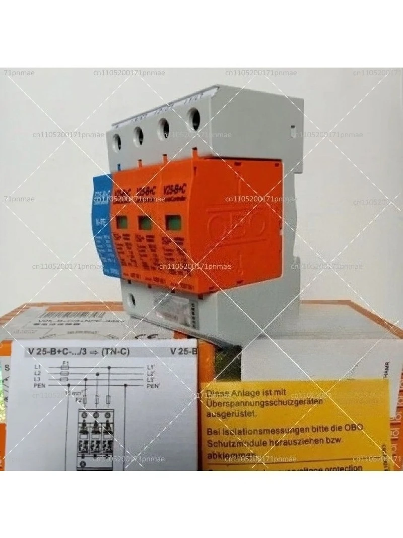 Surge Protector Lightning Arrester V20-C/3+NPE V25-B+C/3+NPE for Electrical Protection