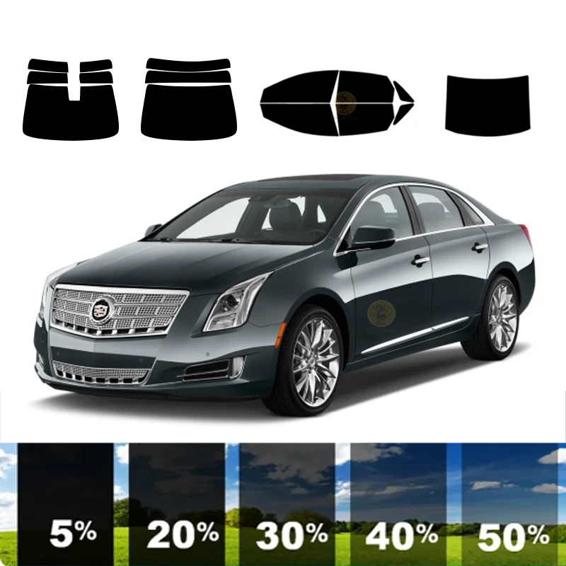 

precut Removable Window Tint Film For Car 100% UVR 5%-70%VLT Heat Insulation Carbon ﻿For CADILLAC XTS 4 DR SEDAN 2013-2019