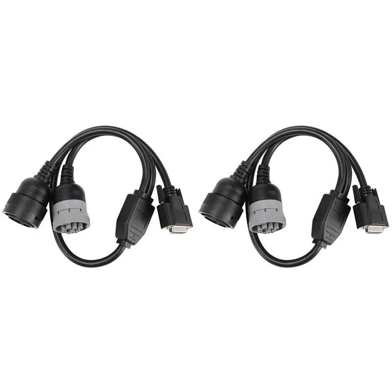 Best-Selling 2X 9Pin & 14 Pin Excavator Split Connect CA3 Service Cable Comm Diagnostic Adapter For CAT ET-3 457-6114 317-7485