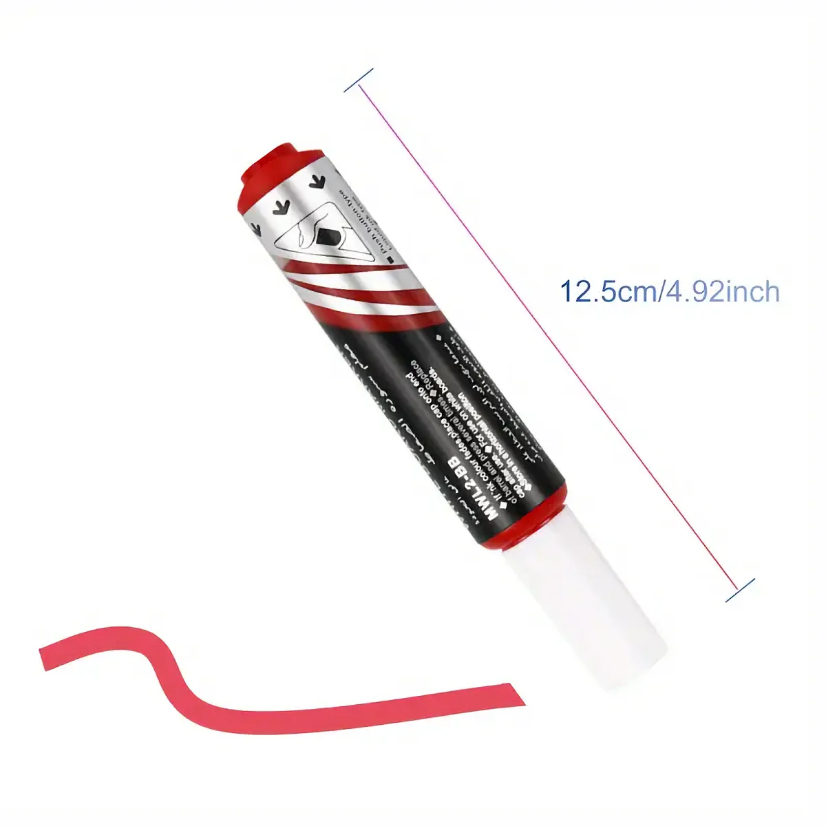 4-Piece Push-Button Liquid Ink Whiteboard Marker Pen, Vibrant, Quick-Drying, Low-Odor, Chisel Tip,  for Whiteboards, Office