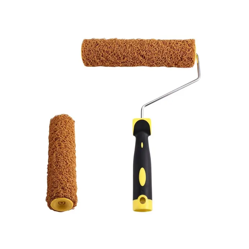 B69C For Texture Painting Sponge Paint Roller Small Brush Tool For Decorators, Fast& Easy Pattern Art Roller For Home Wall
