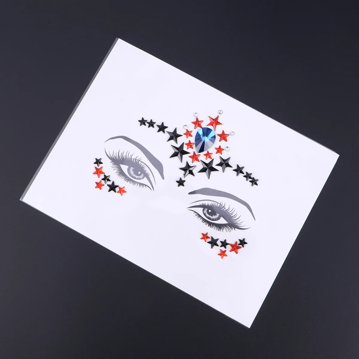 

Crystal Sticker Face Jewels Forehead Body Eyes Kids Prom Child Acrylic Shiny Evening Lingerie Costume Rave Festival