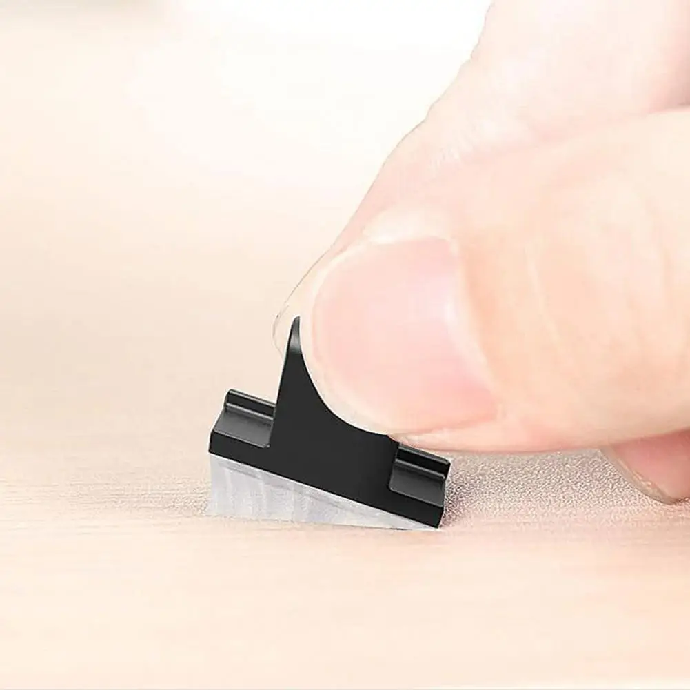 5 Pcs Cable Organizer Adhesive Car Cable Organizer Clips Desktop Management Plastic Cable Winder Drop Cable Holder Management