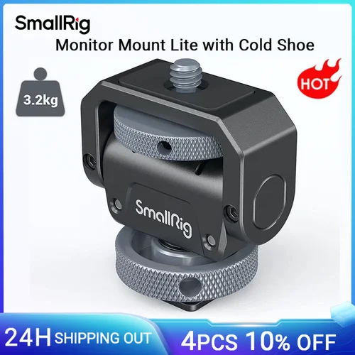 Imagen 1 del producto SmallRig-montaje de Monitor Lite con zapata fría, giratorio de 360 ° e inclinación de 180 °, soporte para Monitor LED y accesorios para grabación de vídeo, brazo mágico