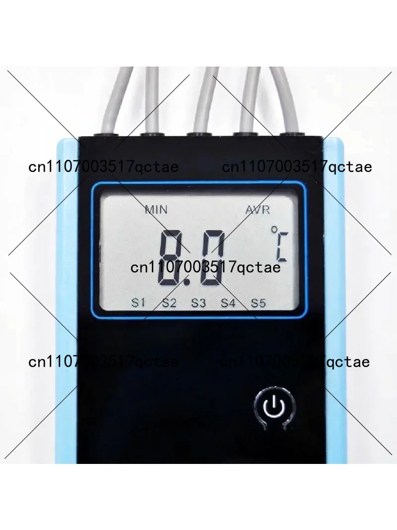 High-Precision Multi-Probe Portable Thermometer for Multi-Point Temperature Acquisition and Comparison