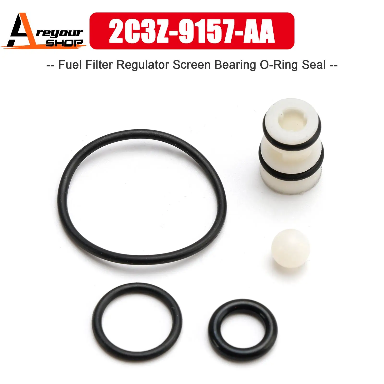 Fuel Filter Regulator Screen Bearing O-Ring Seal for Ford F250 F350 7.3L Diesel