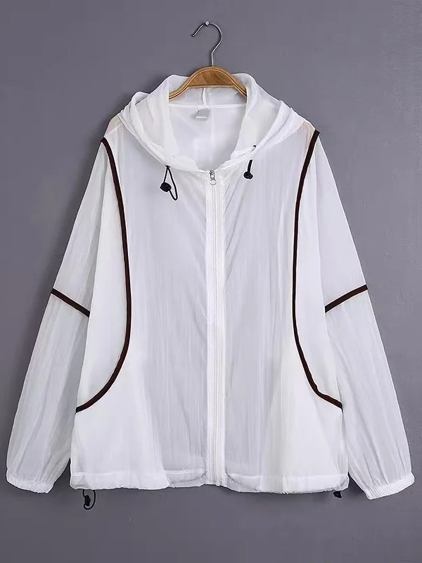 Verão feminino 2025 novo sle leve longo sve proteção uv outerwear respirável ao ar livre facionable protetor solar roupas