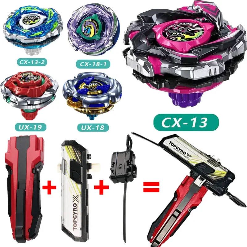2026  Complete CX Series Battle Spinning Top Toy Set UX19 UX18 CX13‑1 CX13‑2 CX18‑1 CX00 CX001 CX002 CX11 CX12 CX07