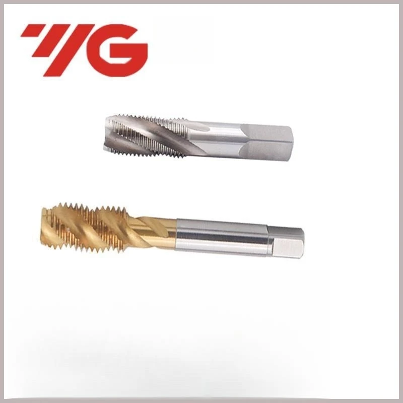 1PCS Korea YG American Pipe Spiral  Tap For aluminum/With Tin Coating NPT NPTF NPS NPSF1/16-27 1/8 3/8-18 1/4-18 3/4-14 1/2-14