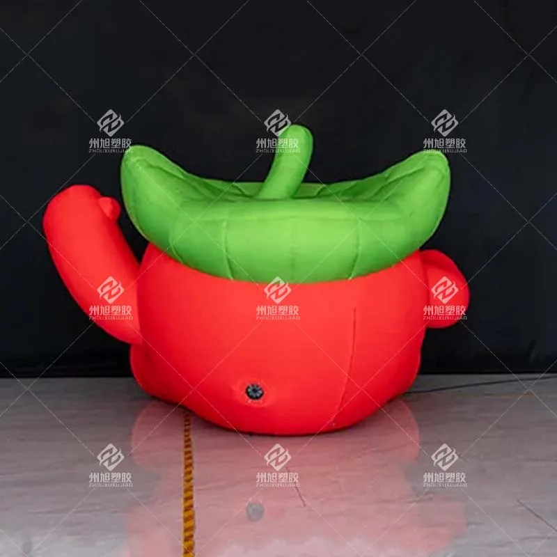 Leuke opblaasbare aardbei, aangepast aardbeipopmodel, opblaasbare decoraties voor vakantie-evenement