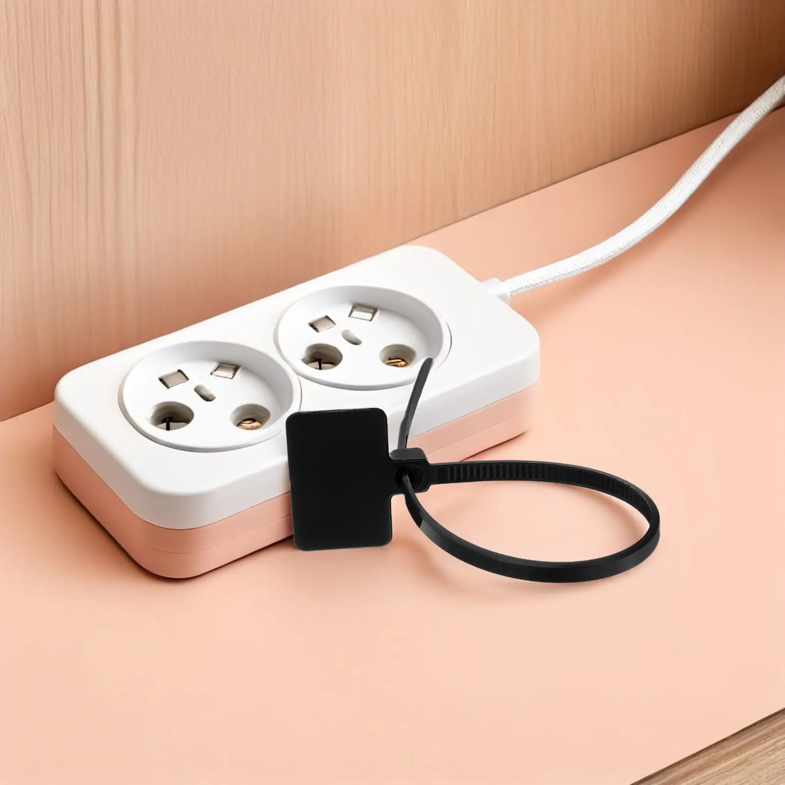 250Pcs Nylon Cable Marker Tag Ties Writable Cord Label Straps Weather Resistant Wire Marker Labels for Indoor Outdoor