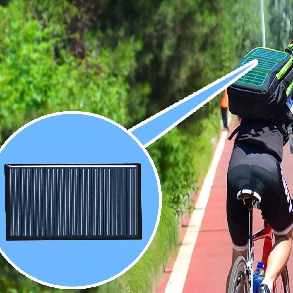 5V 75MA Solar Panel Dropping Glue Board DIY Cycling Panel Garden Light Power Mini Solar Panel Household Accessories