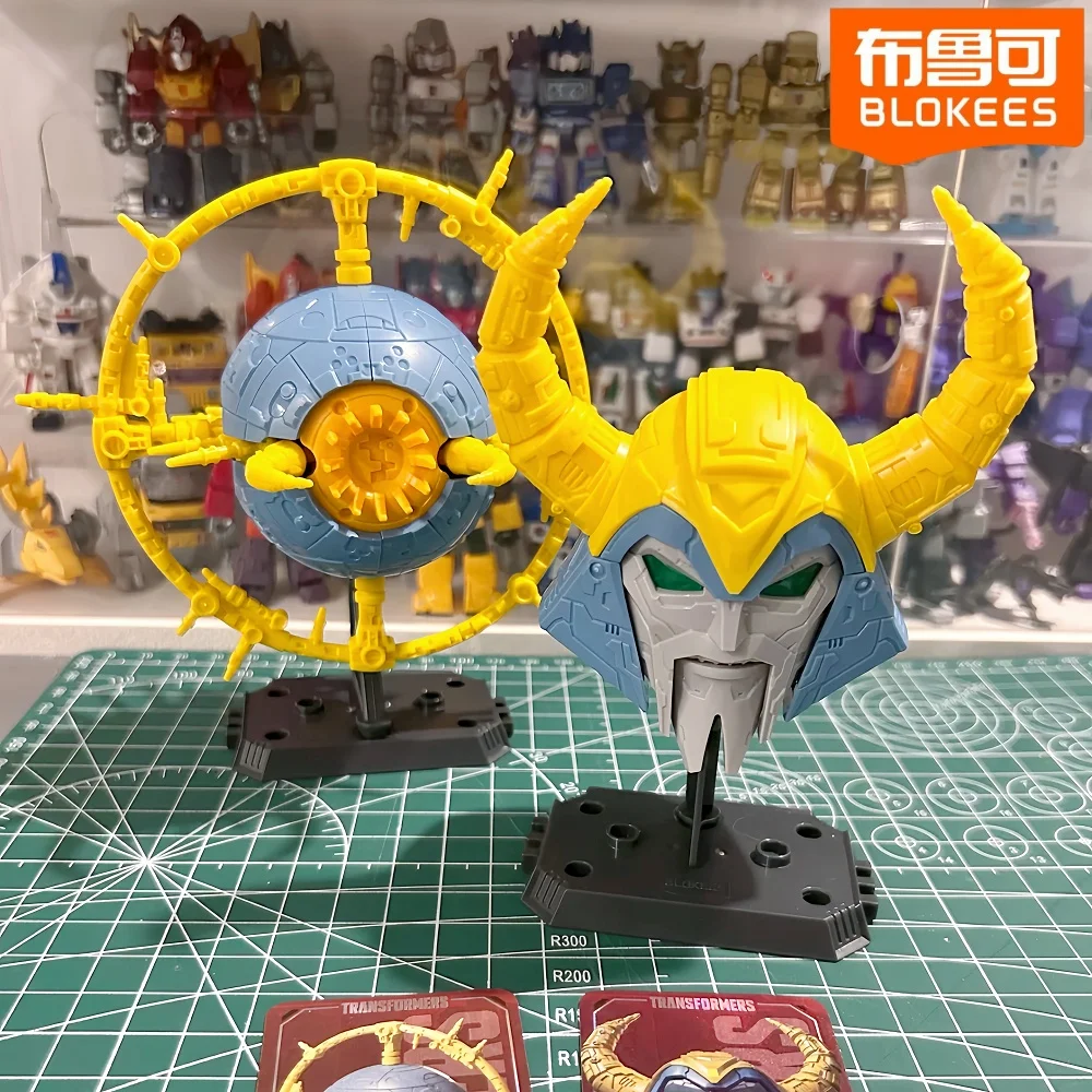 In Stock Blokees Galaxy Version 09 Unicron Color series Transparent Movable Assembled Model Toy Collectible Gifts