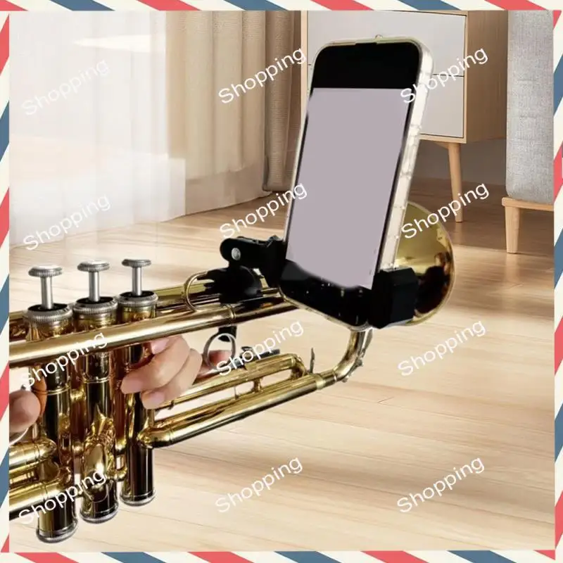 A44M مسيرة الفرقة الموسيقى قيثارة حامل قوي آلة موسيقية صغيرة حامل هاتف لفرقة زحف الكلارينيت المزمار البوق #1