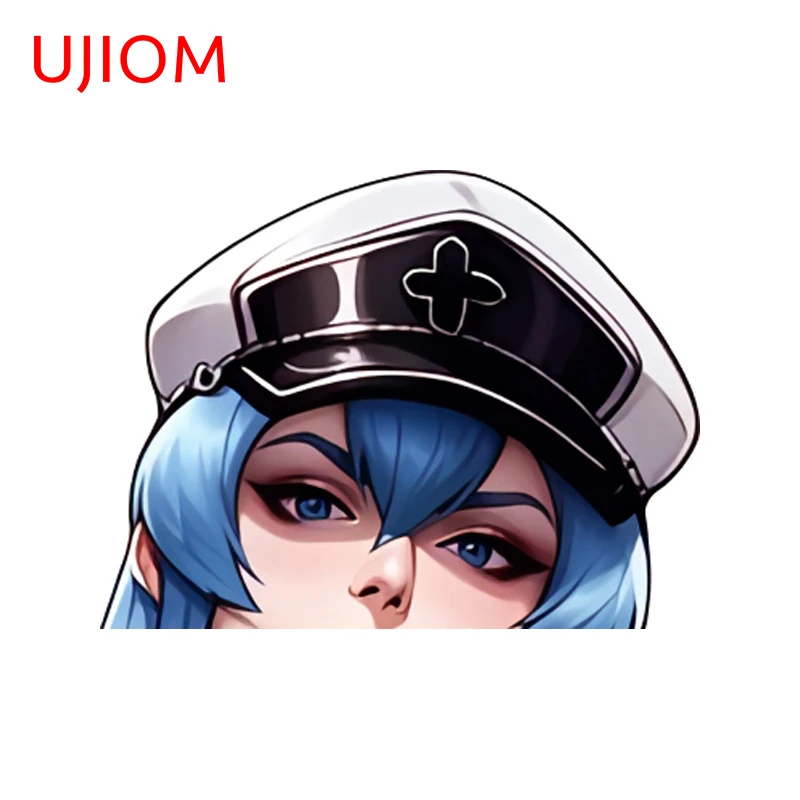 UJIOM Esdeath Wall Sticker Fashion Personality Funny Occlusion Scratch Graphics Decal Suitable For DIY Decoration Chambre