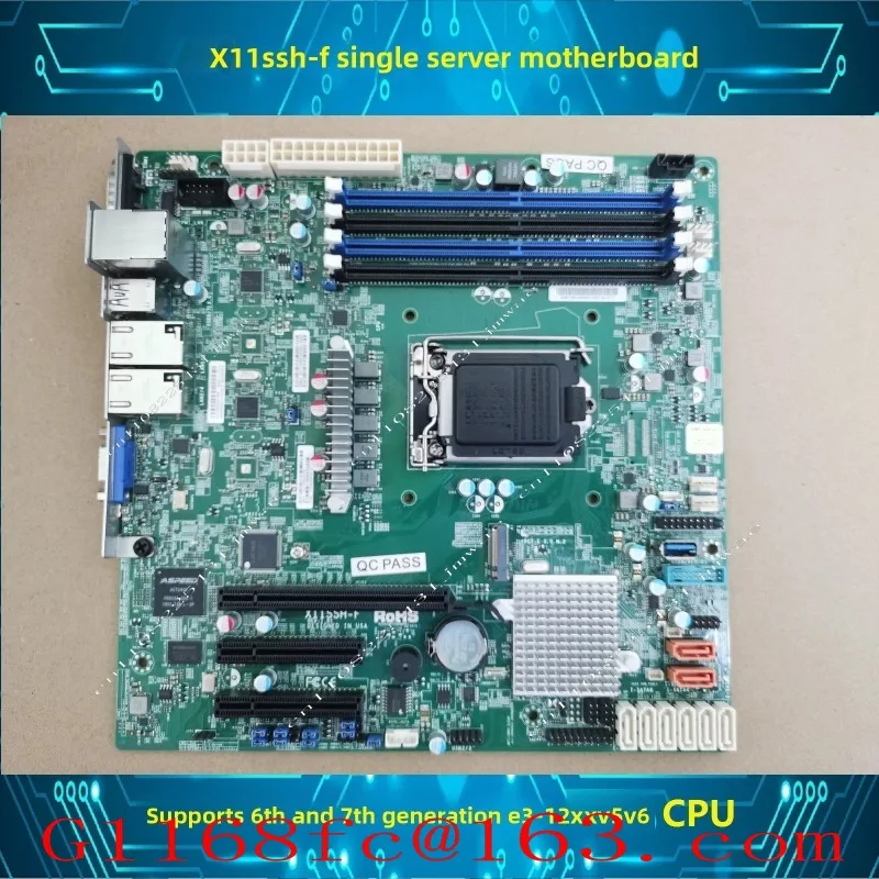 X11SLH-F X11SSL-F Single Server Motherboard Supports 6th and 7th Generation V5 V6 CPUs