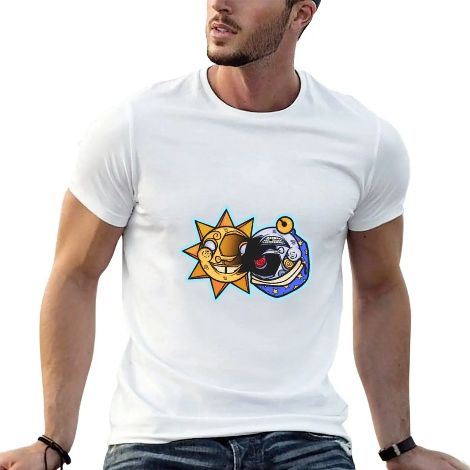 

SUN&MOON security breach T-Shirt men t shirt cotton 100% funny t shirts cotton T-Shirt