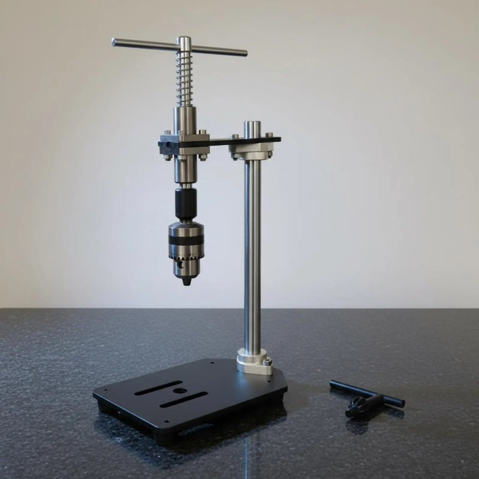 Manual Upright Tapping Machine Starts Holes Straight Benchtop Tapping Fixture Machining Accessory Double Linear Bearings