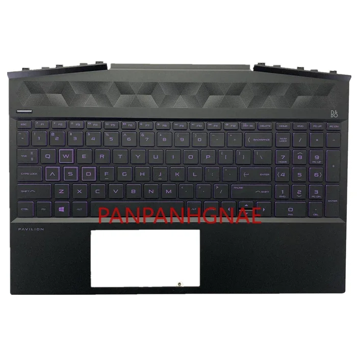 NEW For HP Pavilion 15-DK 15T-DK TPN-C141 US/Spanish Laptop Keyboard with palmrest upper cover backlight L57596-001 L57593-001