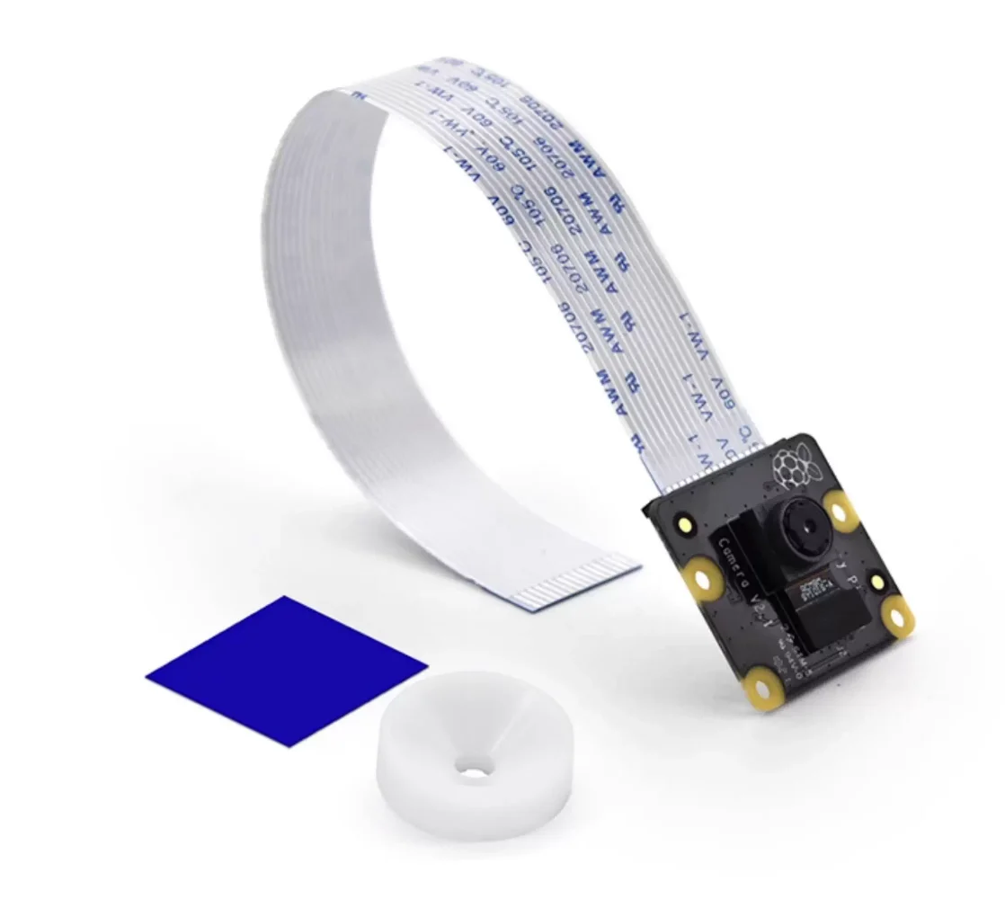 Raspberry Pi Camera Module V2 Night Vision, 8MP IMX219 Sensor, IR-Cut Filter, Compatible with Pi 4B/3B+/Jetson Nano, HD Video