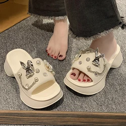 Women Summer Slippers EVA Clogs Sandals Outdoor Vacation Garden Shoes Non-Slip Slides Flip Flop Platform Casual Shoe Female