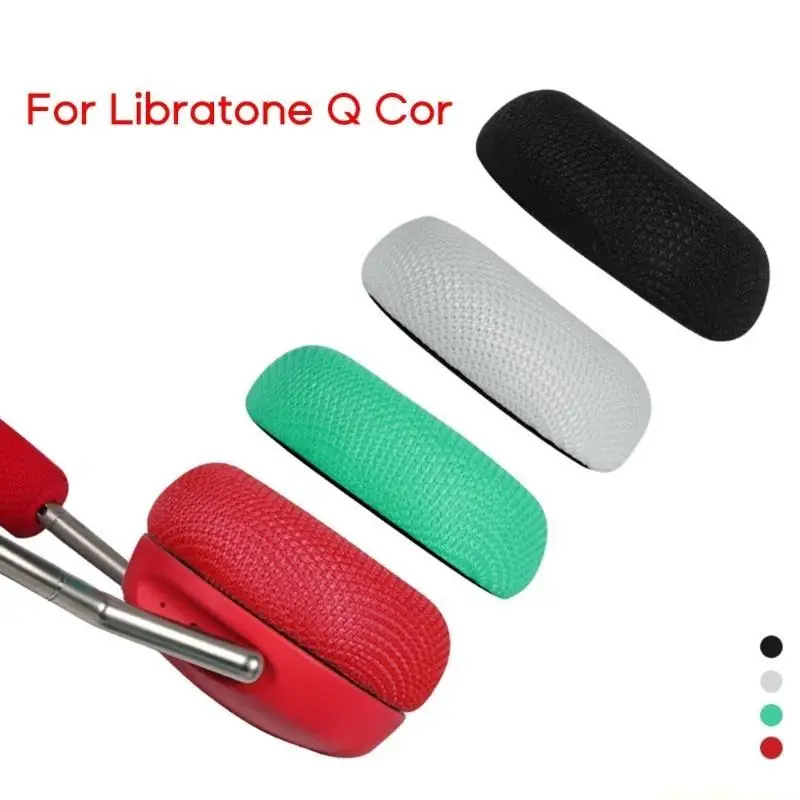

F62C Headphone Mesh Earpads for Libratone Headset Thick Sponge Ear Cushion Earcups with Buckle Headphone Accessory