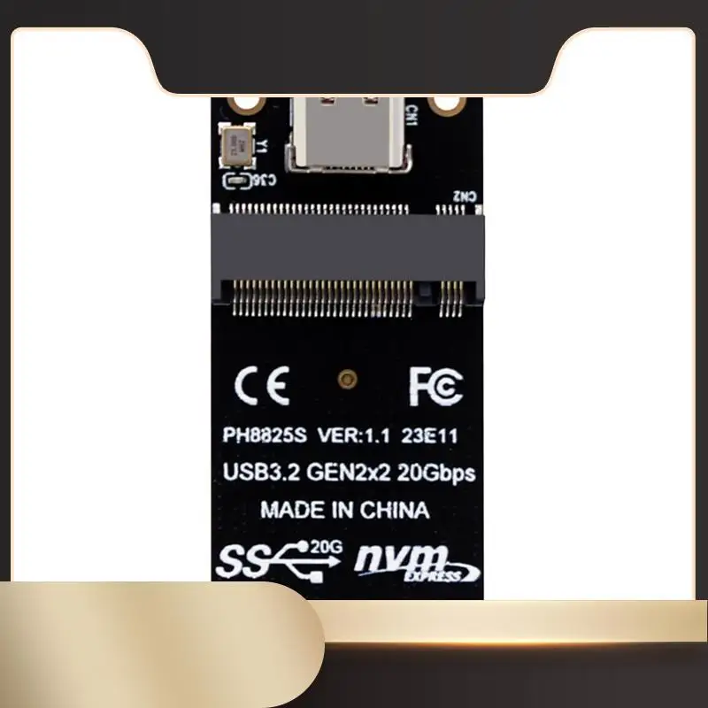 

1 шт. адаптер M.2 к типу C SSD ASM2364 NVME Riser Board черный ABS для SSD 2230/42/60/80-N36R