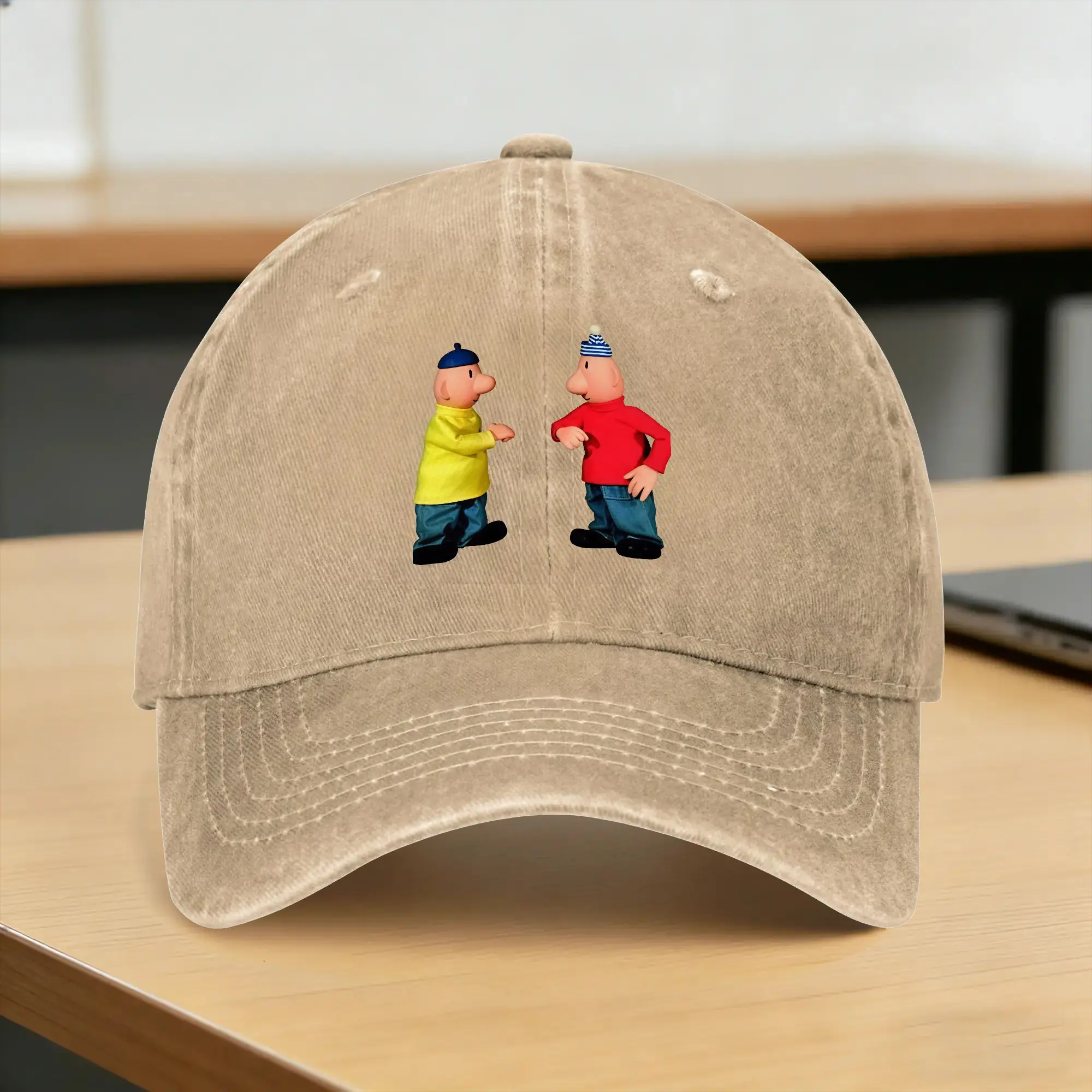 Pat & Mat Manga Graphic Casual Baseball Cap  Outdoor Sports Trucker Hat Summer Breathable Couple Women y2k Cute Baseball Caps
