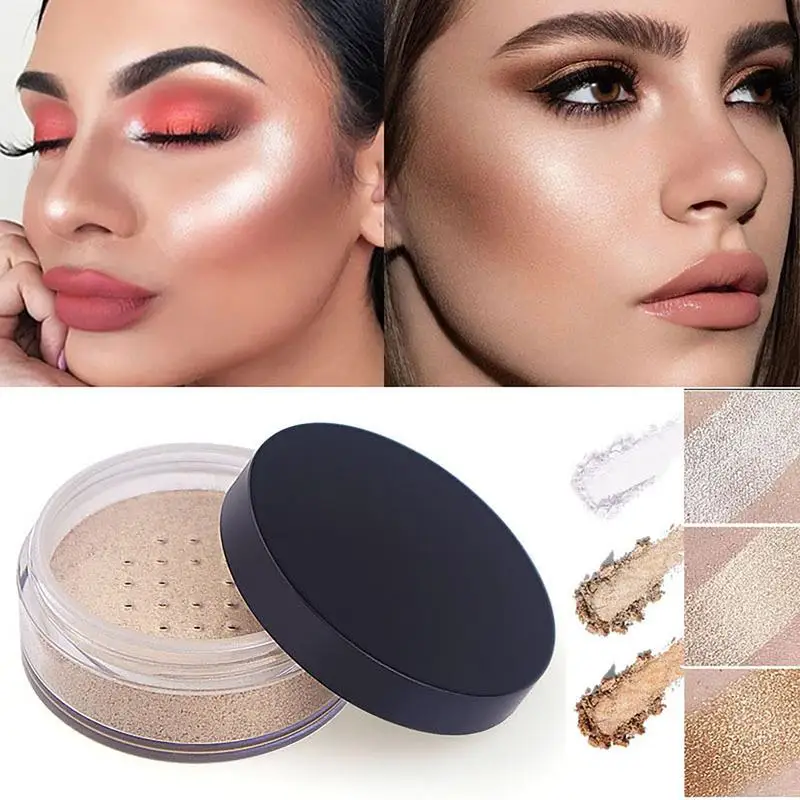 Oliecontrole Losse Poeder Waterdichte Langdurige Volledige Dekking Gezicht Compacte Instelling Poeder Make-Up Cosmetica Gezicht Make-Up