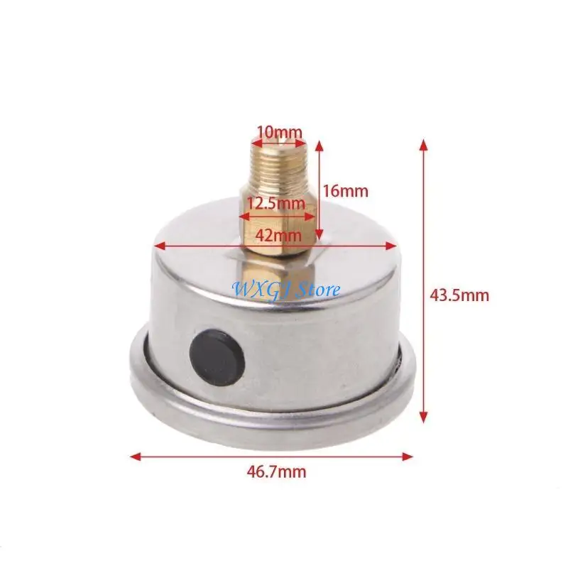 

37JE Universal Pressure Regulator Gauge 0-160 Psi/Bar Oil Display Meter