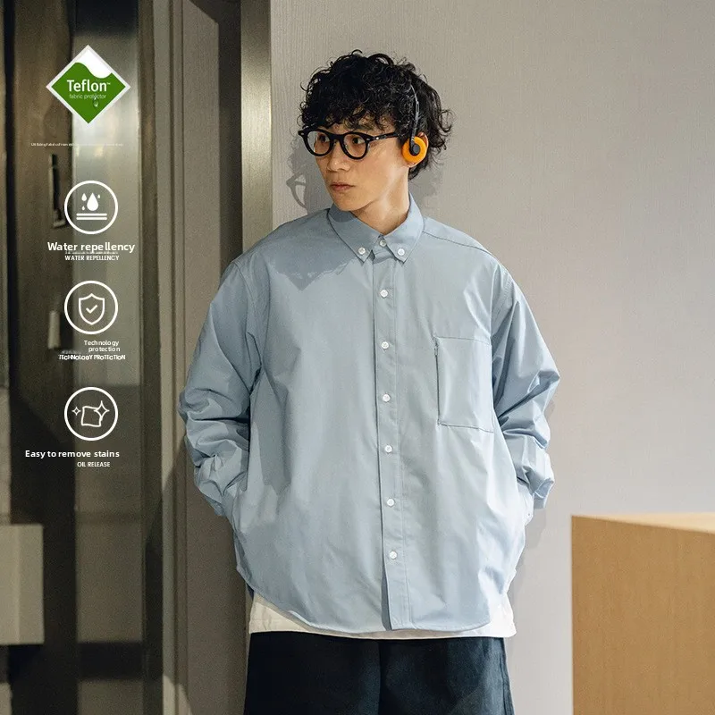 

Свободный крой Commuter Outdoor irt Jaet Dupont Silhouette Long Sve Vintage Sle Молодежный универсальный Four Seasons ex