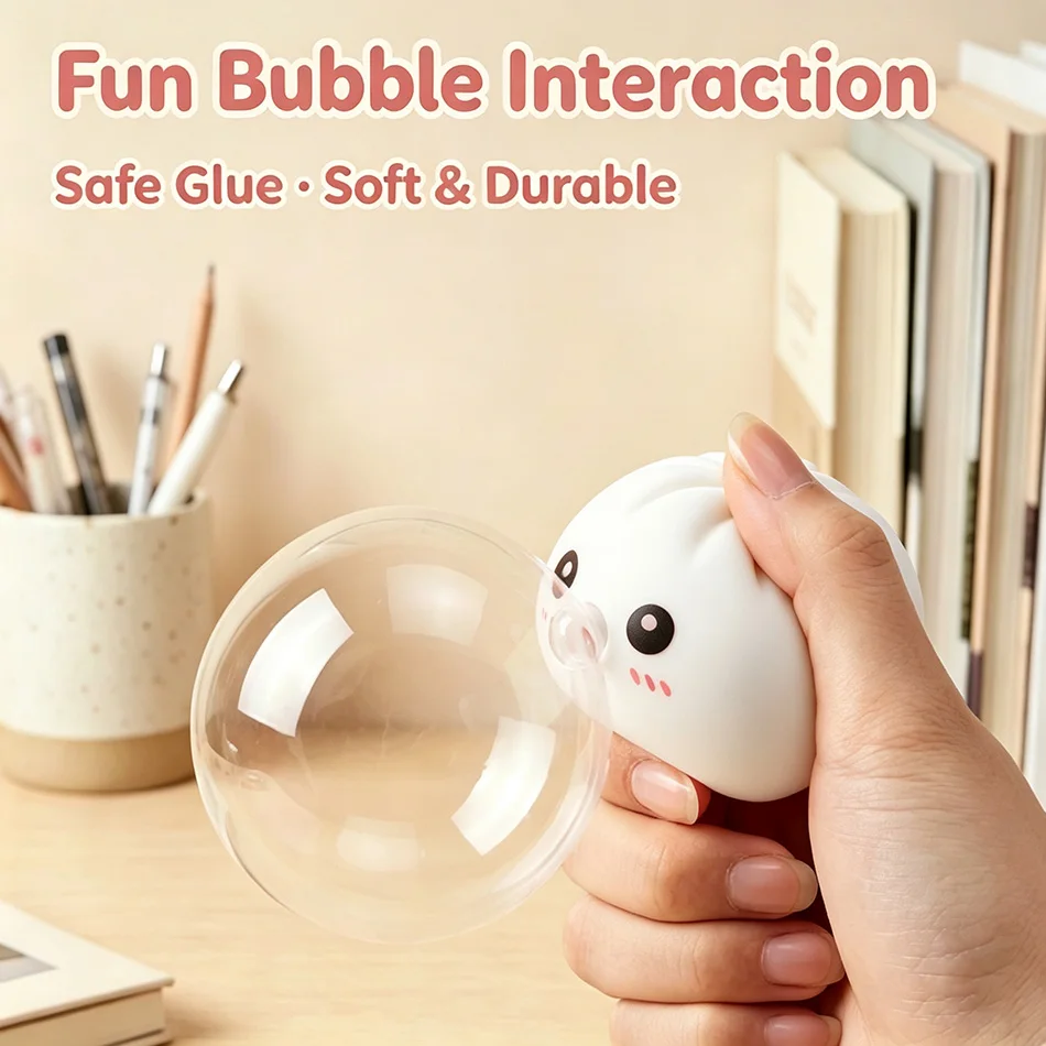 2026 NEW Cute Spit Bubble Dumpling Squishy Pinch Slow Rebound Soft Ease Anxiety Squeeze Ball Office Home Decorat Perfect Gifts