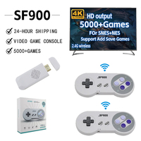 SF900 Retro Video Game Console SNES NES Built in 5000 Game HD TV Game Stick Wireless Controller Handheld Game Console