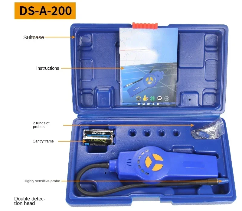 Detector De Vazamento De Ar Condicionado Eletrônico, Detector De Vazamento De Halogênio, DSA-200