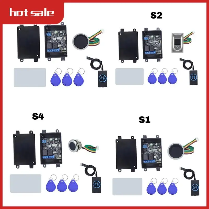 Fingerprint Access Controller Nfc Electric Lock Control Relay Module Ic Card Induction Switch Bicycle Diy Unlock S2