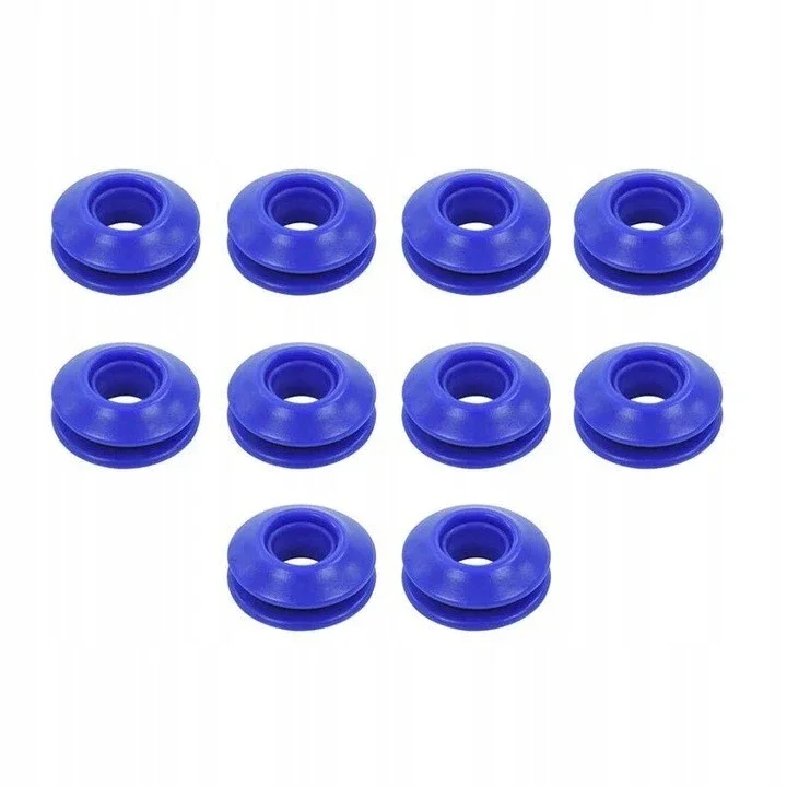 

10pcs Plastic Eyelets Buttonhole Round Eyelets 12mm Tarpaulin Eyelets Pool Cover Buckle Button With Sealing Gaskets Fabric Part
