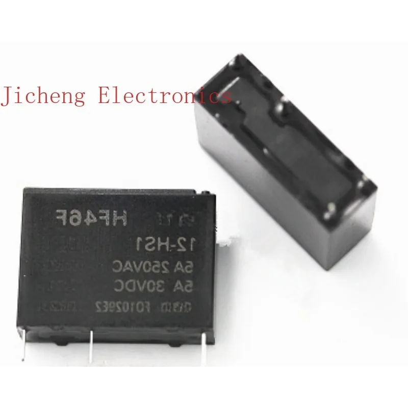 10PCS Relay HF46F-12-HS1 5A 250VAC AC5N-S-DC12V New Original Spot