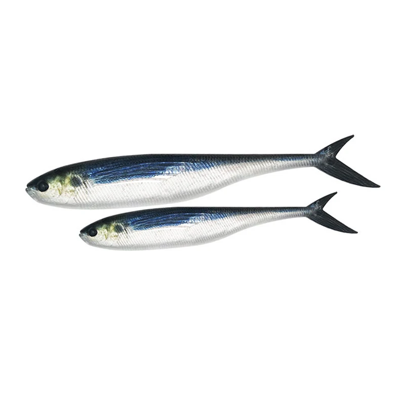 

2PCS 3D Live Fish Painting Lure 6.5CM 12.5CM 16CM Soft Fishing Bait Scissor Tail Fish For Tuna Bass Sea Fishing Luya Bionic Bait