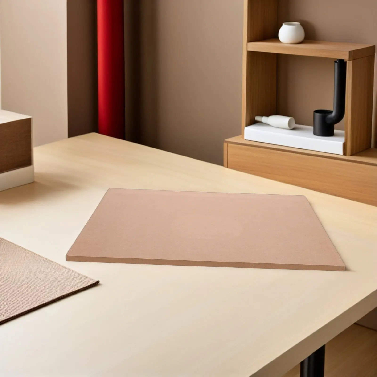 

40x30cm Pottery Wedging Board Premium Hardwood Surface Smooth Easy Clean Warping Resistant Clay Art Drying Glazing Tool