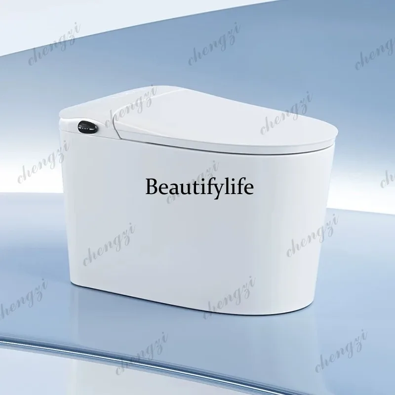 New light smart toilet household automatic capacitive foot feeling lip-free first-class water effect toilet