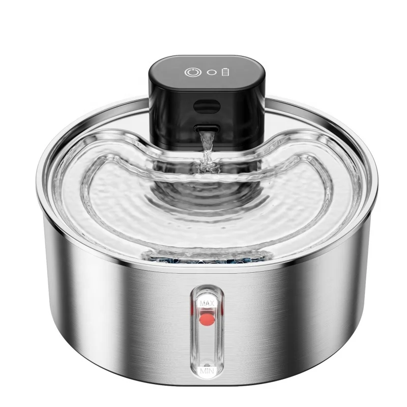 

Stainless Steel Smart Pet Water Dispenser Pump-Free Pet Stainless Steel Water Dispenser for Pets