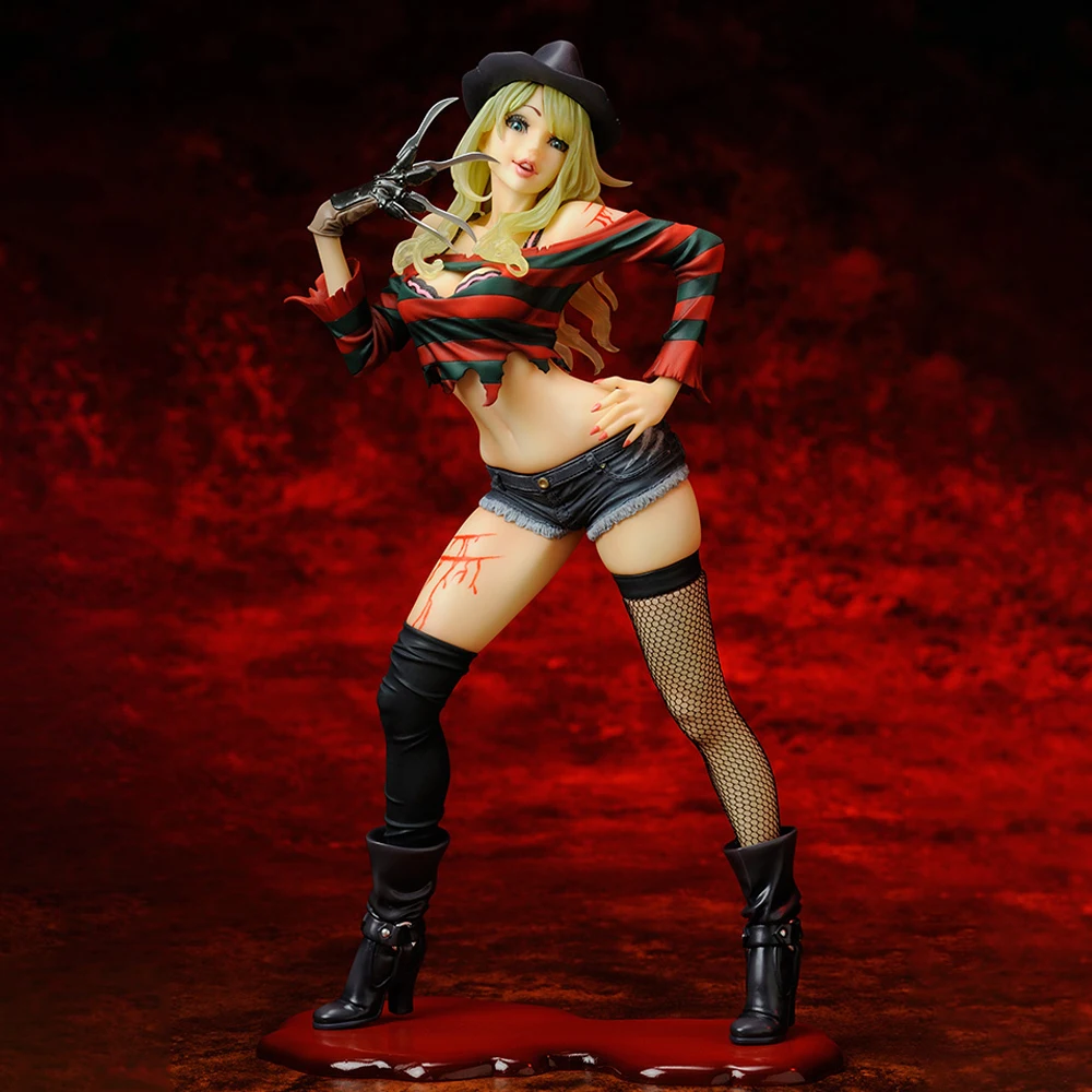 متوفر في المخزون تمثال كوتوبوكيا بيشوجو الأصلي، رعب بيشوجو، فيلم X بيشوجو فريدي مقابل. ديكور نموذج جيسون فورهيس #6