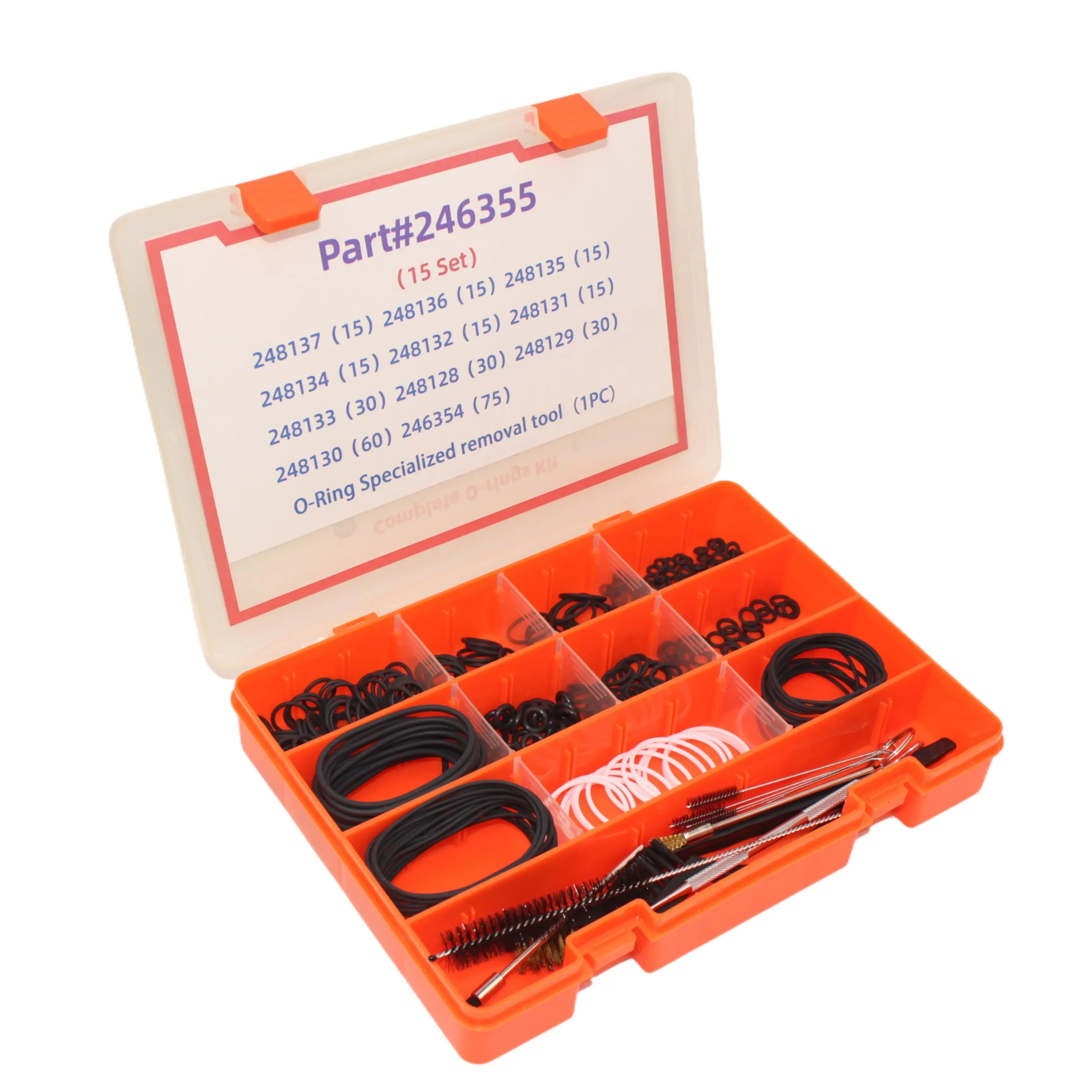 Aftermarket 15 sets 246355 Complete O-ring Kit for Fusio Air Purge AP Spray Gun 4