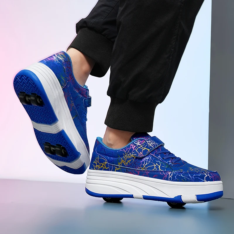 

New fashion daily with wheels casual shoes sports shoes high quality lightweight outdoor women's shoes breathable