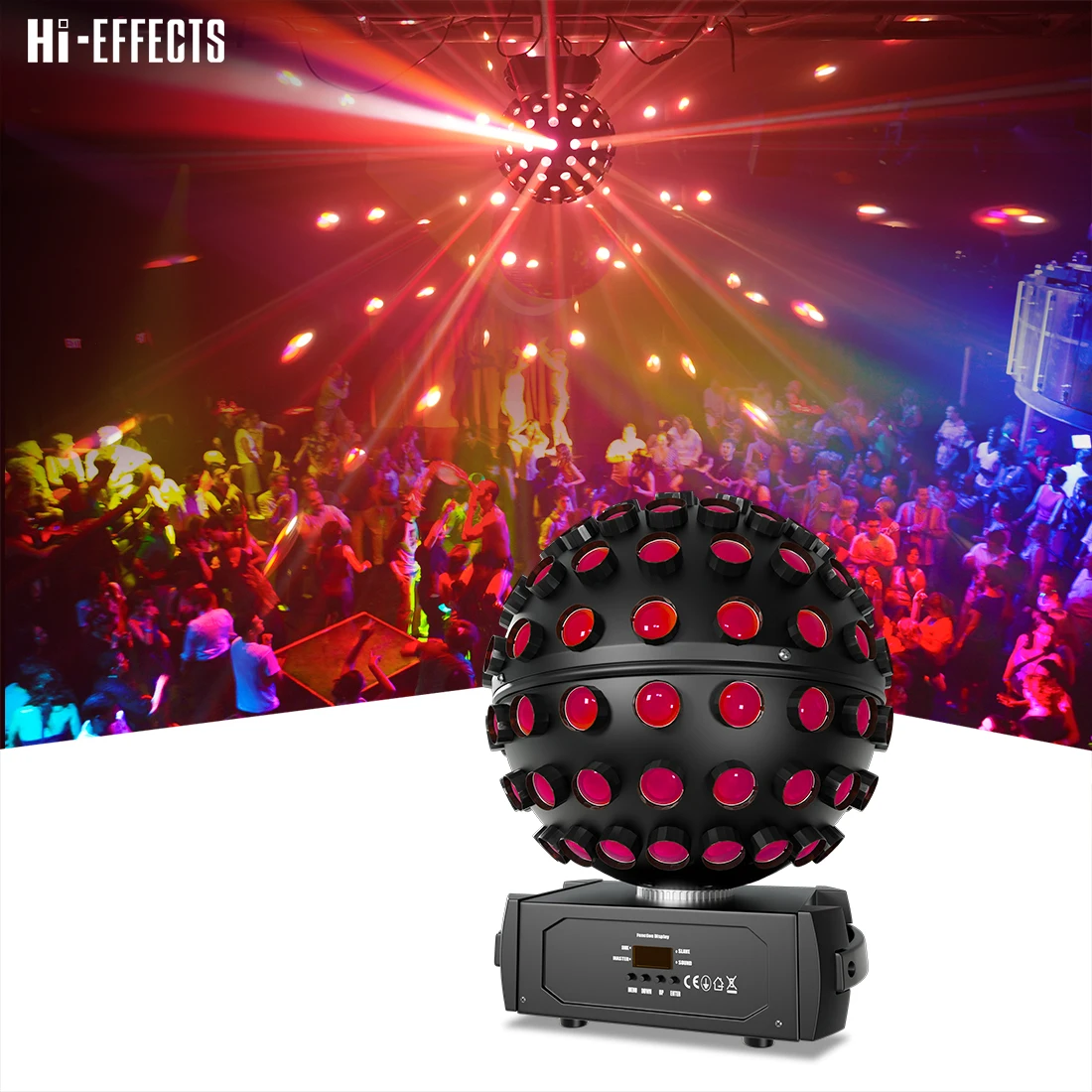 hi moving head disco ball light led de rotacao feixe rgbwauv centerpiece light festa rotativa strobe para boate bar dj 01