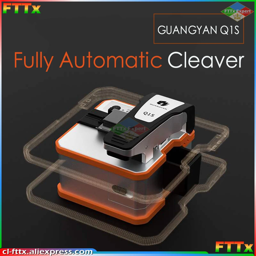 

GUANGYAN FTTH High-precision Q1S for cold joint/hot melt optical Fiber Cleaver machine Three in one clamp slot cutting tool