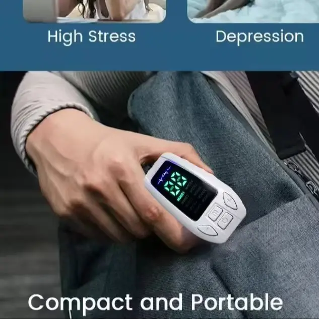 Rechargeable CES Sleep Aid Ear Clip Cranial Stimulator for Insomnia Treatment Anxiety Relief Headache Calm Sleep Helper