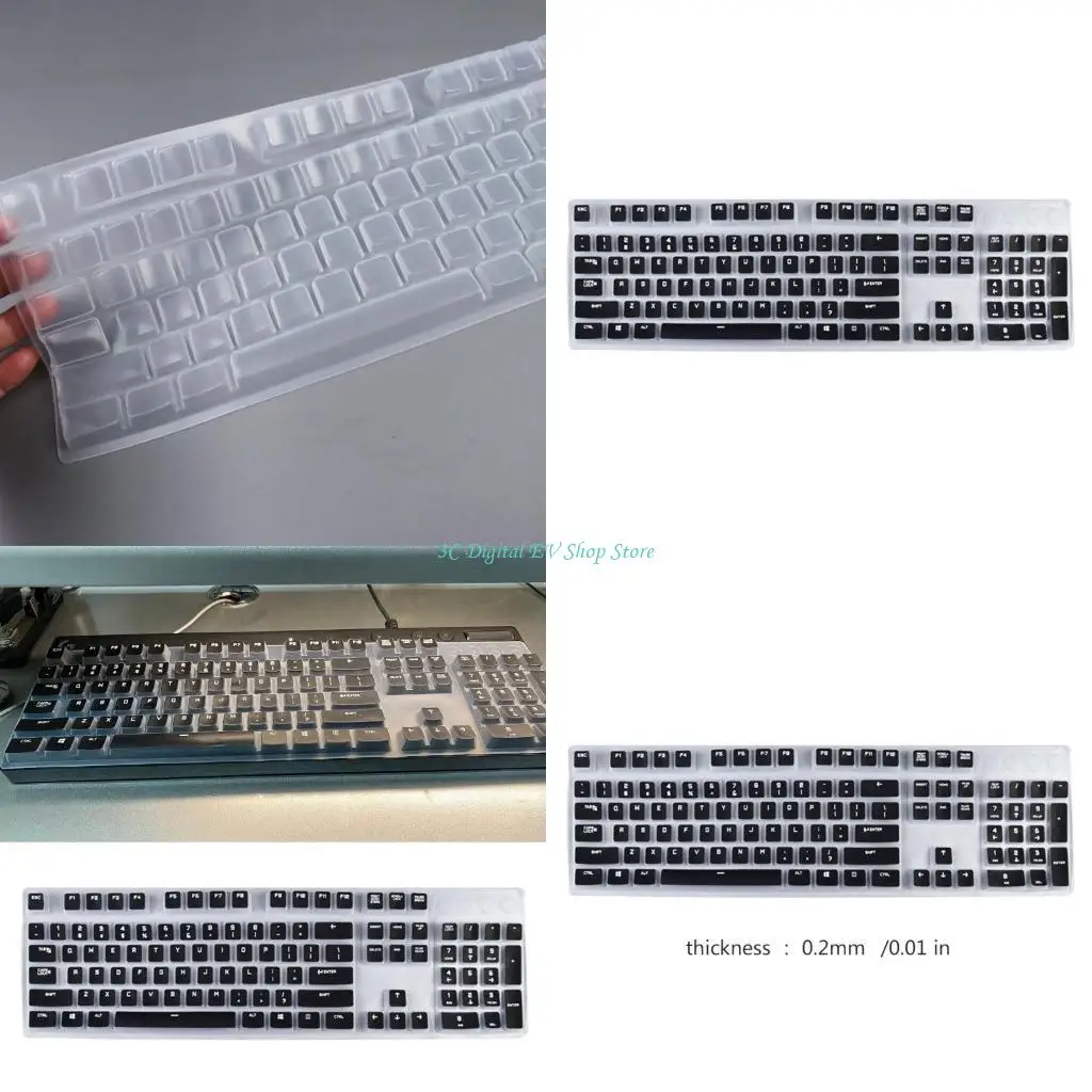 

E74D Flexible Silicone Keyboards for G610 G512 G810 Enhances Longevitys
